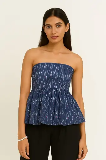 Ocean Drift Ikat top
