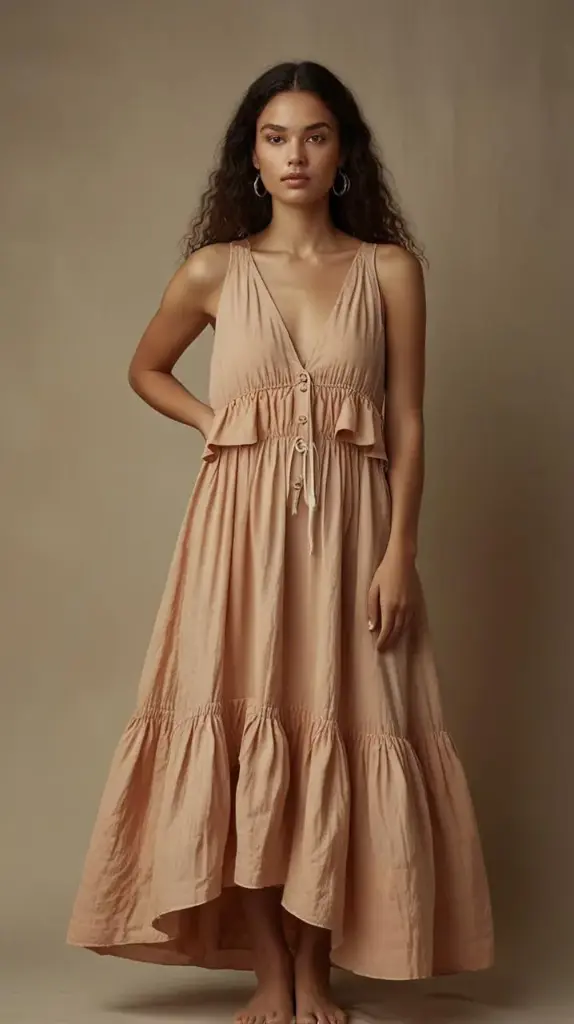 Sandpost Tan Dress